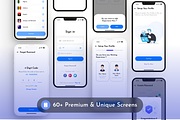 Jobbsyy - Job Finder App UI Kit, an App Template by priyank_p (Thumbnail 3 of 8)