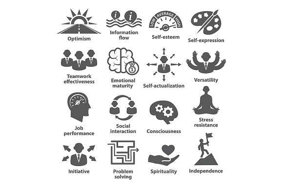 Business Management Icons. Pack 06.