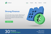 Finance Landing Pages, a Templates & Theme by Odeniz (Thumbnail 23 of 31)