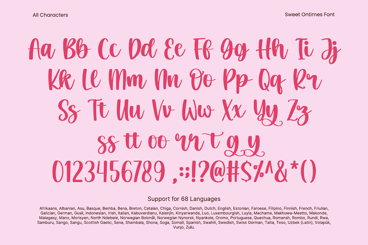 Sweet Ontimes, a Handwritten Font by yumnatype (Photo 10 of 10)