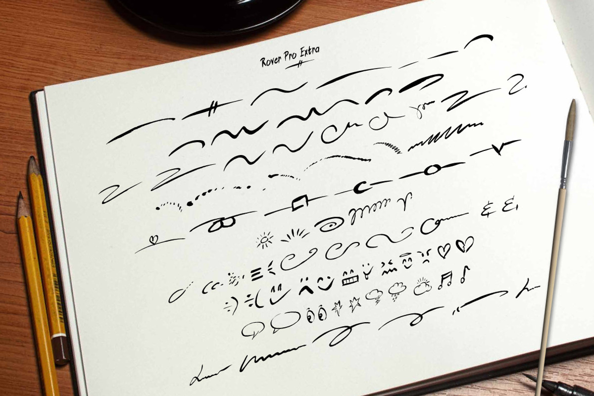 50% off Rover Pro, a Handwritten Font by Fontforecast (Photo 14 of 14)