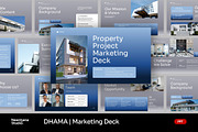 DHAMA | Real Estate Marketing PPT, a Presentation Template by Neermana (Thumbnail 1 of 4)