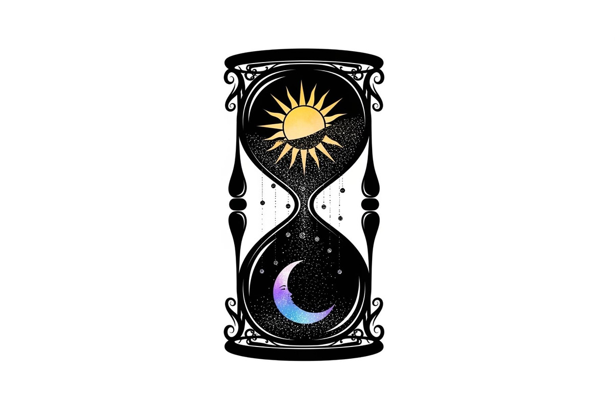 Celestial Sun Moon Hourglass Bundle, an Illustration by yasushie (Photo 13 of 31)