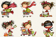 Funny Black Friday Clipart, an Illustration by DreamCafeArt (Thumbnail 5 of 8)