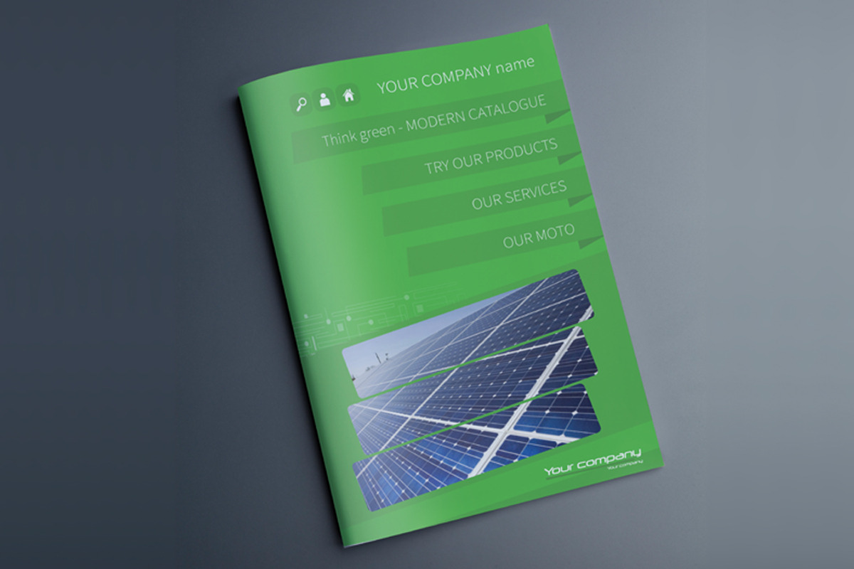 Indesign Multipurpose Green Catalog, a Brochure Template by RudanStudio (Photo 1 of 13)