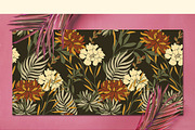 12JPG/EPS Tropical floral pattern, a Pattern Graphic by Theraphosath (Thumbnail 17 of 22)