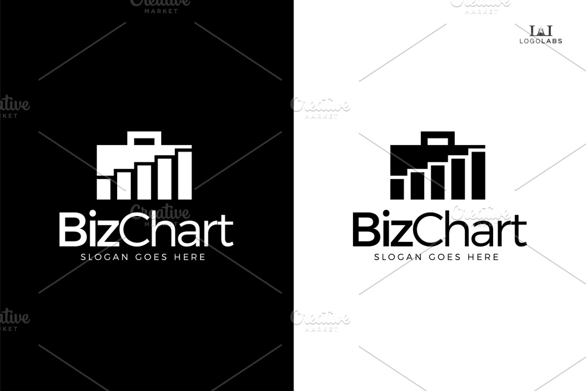 Biz Charts Logo, a Branding & Logo Template by LogoLabs