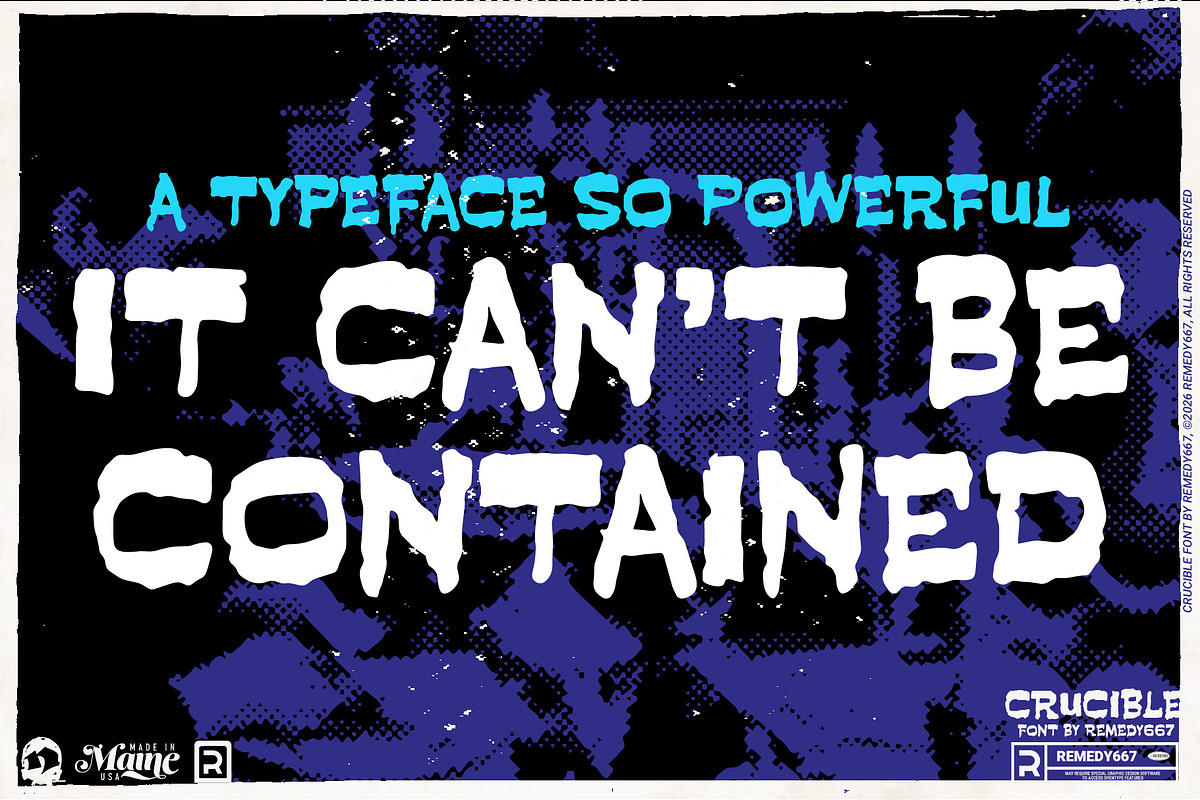 Crucible - Mid Century Font, a Handwritten Font by Remedy667 (Photo 5 of 7)