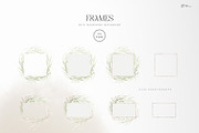 Light green, Greenery watercolor, a Texture Illustration by ollalya (Thumbnail 8 of 17)