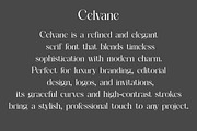 Celvane | Classic Serif Typeface, a Serif Font by Artdez (Thumbnail 5 of 5)