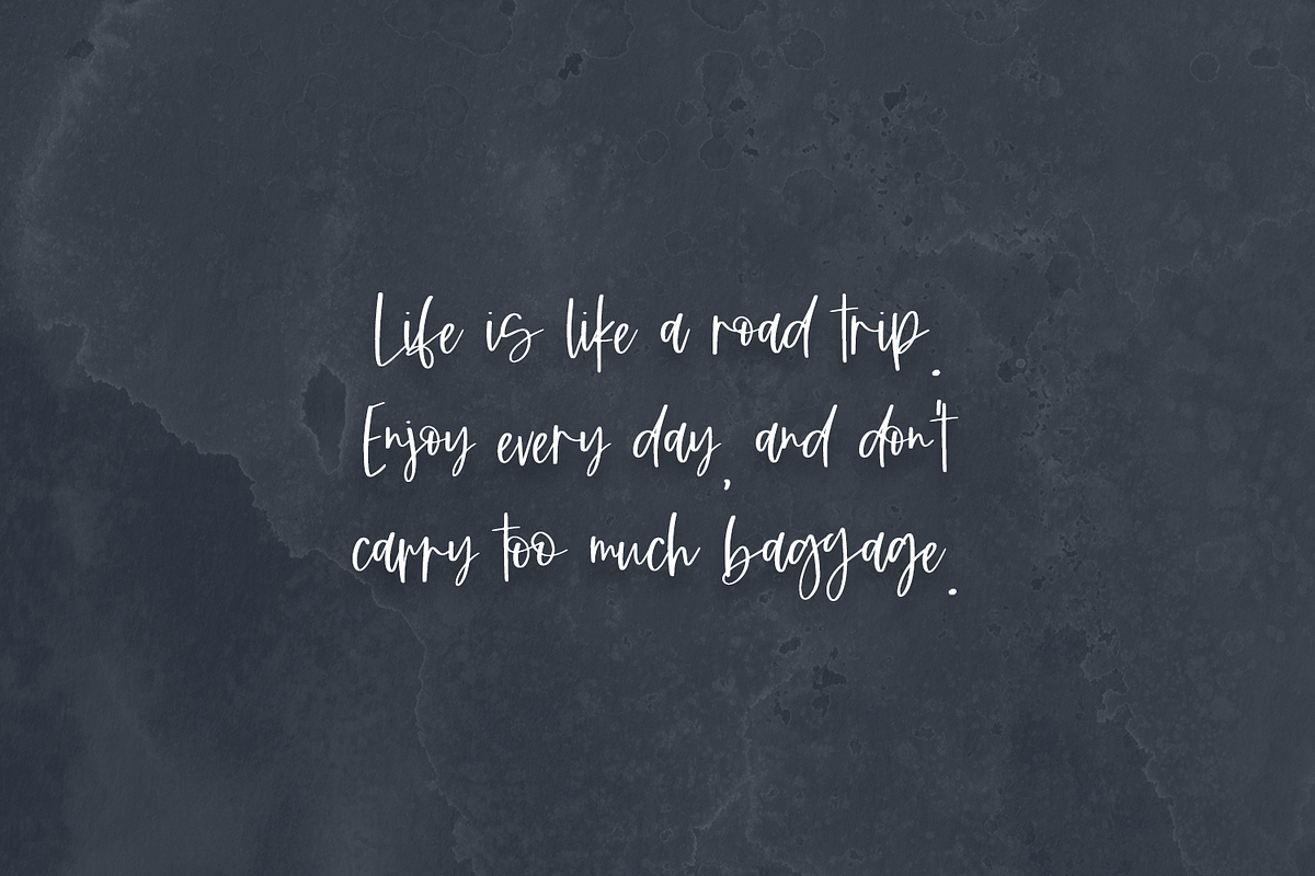 Caravanner Script Font, a Handwritten Font by Beck McCormick (Photo 2 of 11)