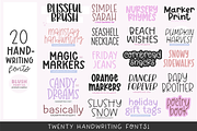 MEGA HANDWRITING Font Bundle V1, a Handwritten Font by Blush Font Co. (Thumbnail 3 of 7)