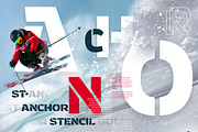 Atrek Stencil - Sharp & Rounded, a Sans Serif Font by Stypeface (Thumbnail 1 of 5)