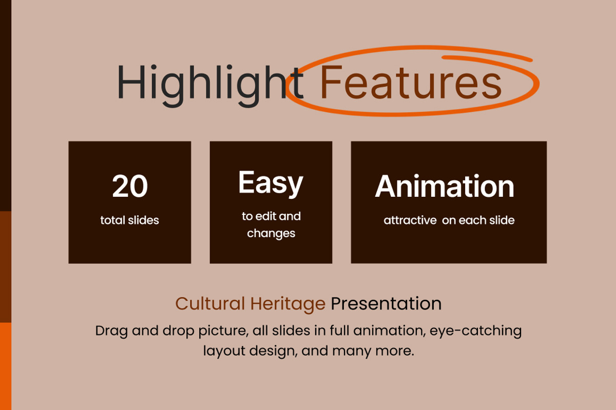 Cultural Heritage Google Slides, a Presentation Template by Loin Studio (Photo 2 of 4)