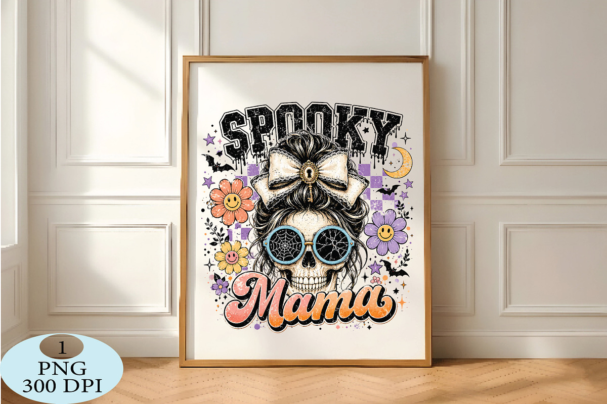 Spooky Mama Png,Halloween PNG, a Seasonal Illustration by Daily.Designs (Photo 5 of 5)
