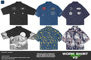 Work Shirt V2 - Mockup, a Shirt Mockup by DaldSgh (Thumbnail 1 of 17)