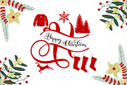 Samantha Christmas Monogram, a Handwritten Font by Yoga Letter (Thumbnail 2 of 7)