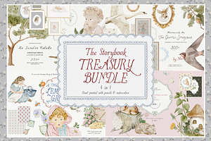 The Storybook Treasury Bundle 1300+, a Background Graphic by Muse Artist
