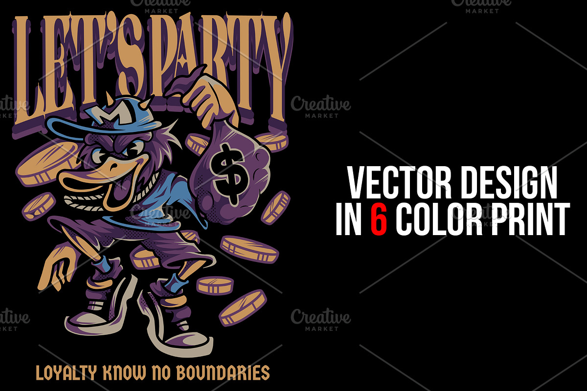 Let's Party Illustration, a Person Illustration by badsyxn (Photo 2 of 5)