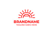 Letters NA Sunrise Logo, a Branding & Logo Template by Pray Art Design Studio (Thumbnail 1 of 2)