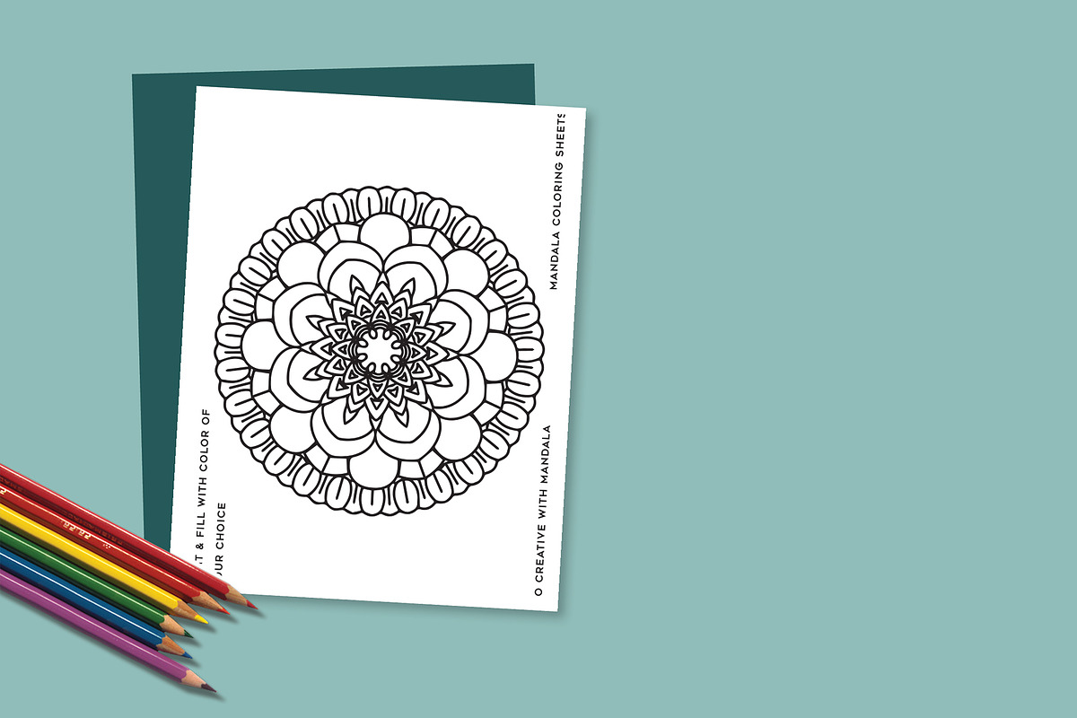 Mandala Art Coloring Pages, a Decorative Illustration by Design Unique (Photo 6 of 7)