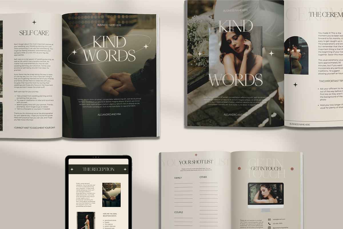 Wedding Photography Client Guide, a Marketing Template by Branding Babe Co. (Photo 8 of 9)