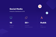 SociaPlan : Dashboard UI Kit, an UI Kit Template by Designspace (Thumbnail 2 of 6)