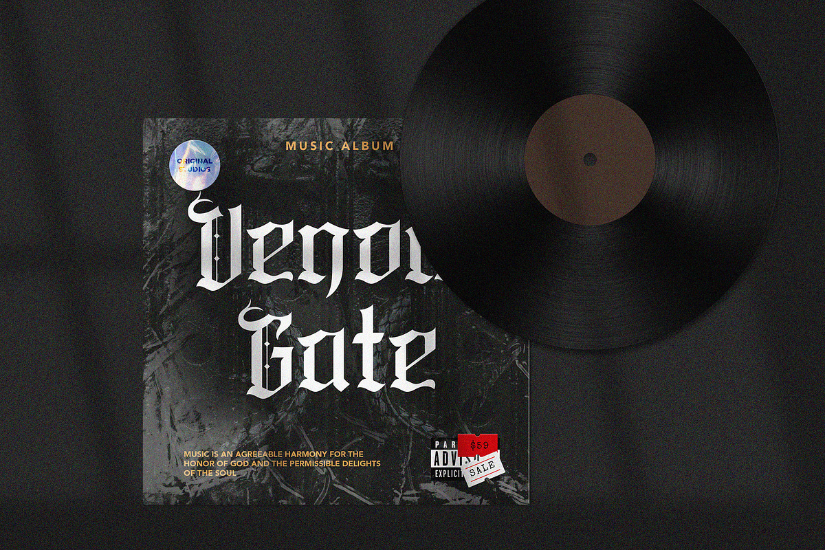 Dark Ages, a Blackletter Font by HATFSTUDIO (Photo 4 of 9)