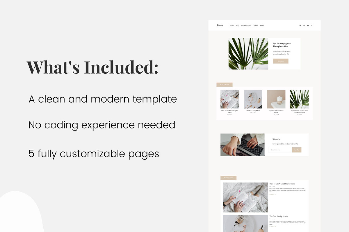 Minimal Squarespace 7.1 Template, a Squarespace Template by Forth and Wild (Photo 5 of 9)