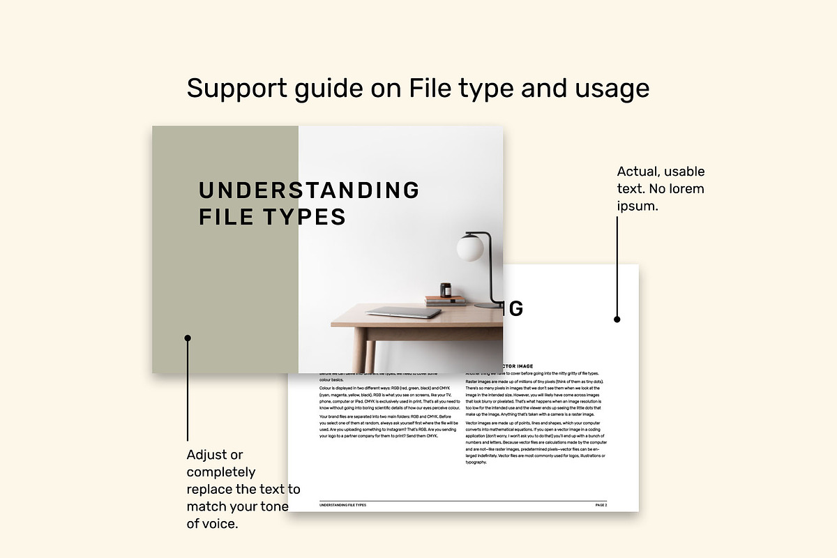 File Type Guide inDesign Template, a Presentation Template by Alexandra Piros Design (Photo 4 of 5)
