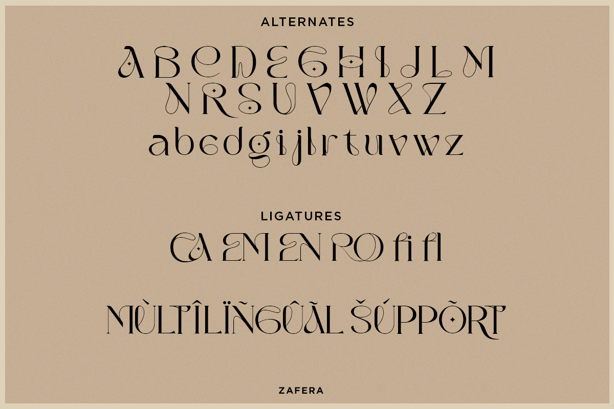 Zavera - Elegant Serif Font, a Serif Font by Font Liner (Photo 10 of 10)