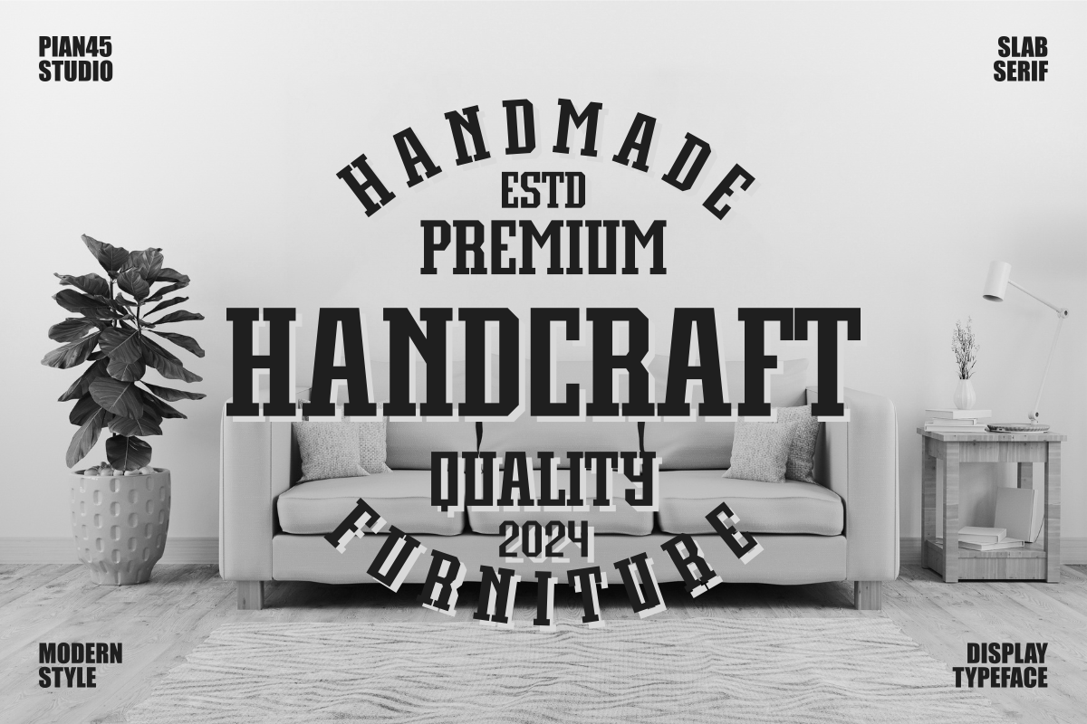 Smile Genius - Bold Slab Serif, a Slab Serif Font by Pian45 Studio (Photo 3 of 8)