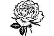 Rose Silhouette File Bundle, a Decorative Illustration by Designer_Momina (Thumbnail 18 of 21)