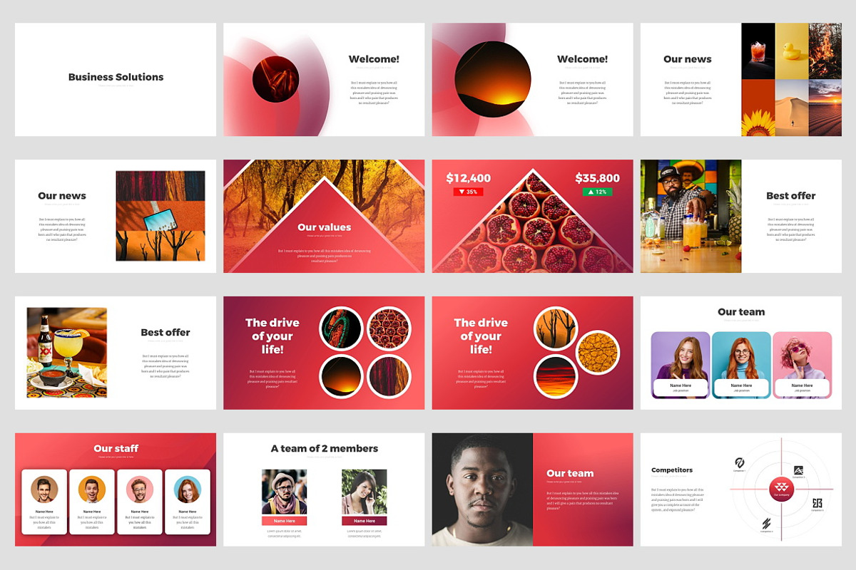 Corporate Business Solutions, a Presentation Template by Presentation Templates (Photo 2 of 7)