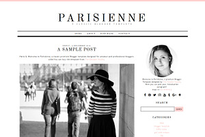 Parisienne - Blogger Template