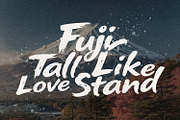 Cleju Bibsha Japanese Style Brush, a Handwritten Font by Maulana Creative (Thumbnail 2 of 8)