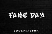 Fake Day - Graffiti Font, a Handwritten Font by Mightyfire (Thumbnail 1 of 4)