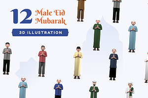 Avatar Male Eid Mubarak