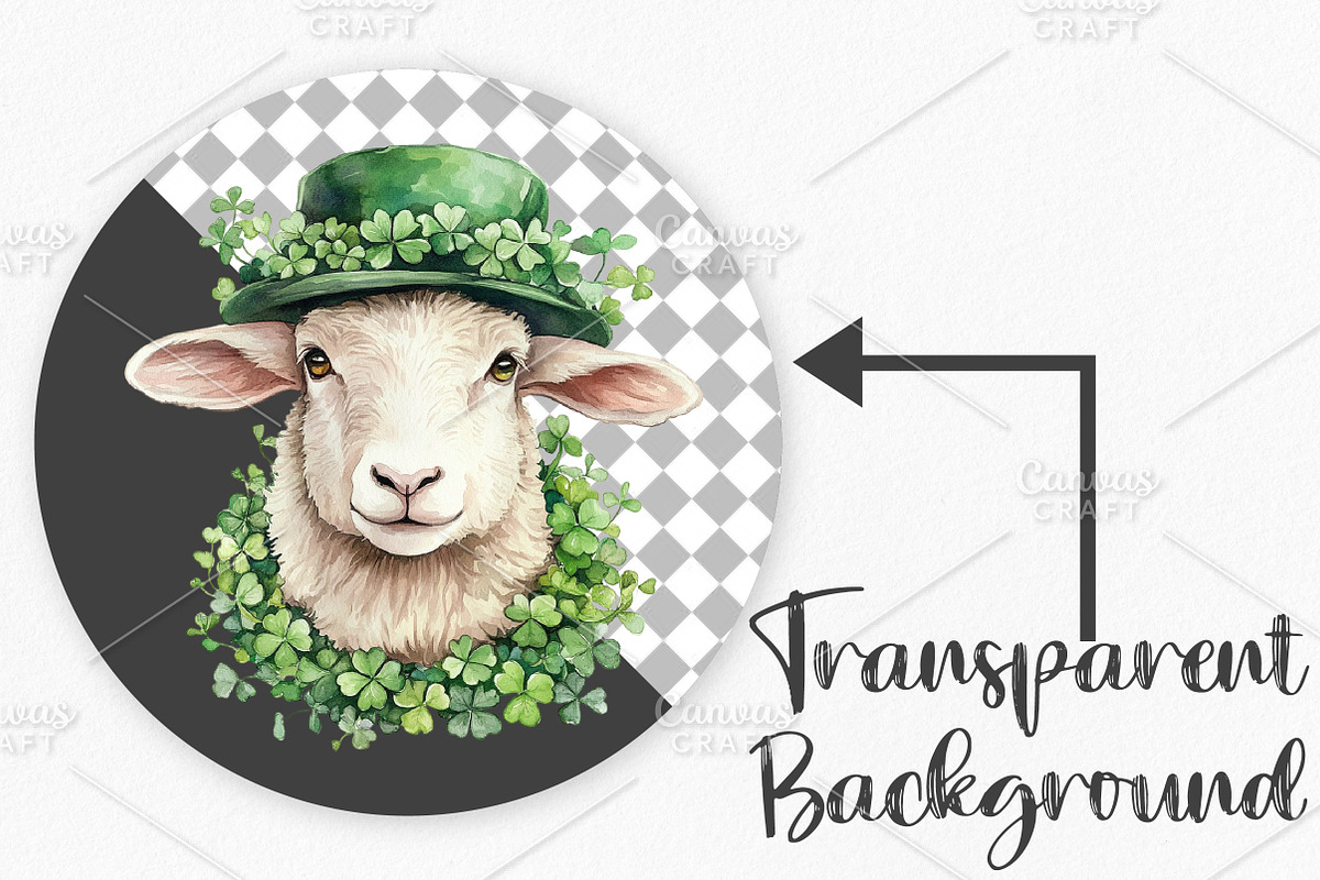 Watercolor St Patrick's Day Clipart, an Illustration by Canvas Craft (Photo 2 of 6)