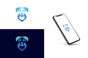 Modern Gradient Dog Head Logo Design, a Branding & Logo Template by Artnivora.Std (Thumbnail 2 of 4)