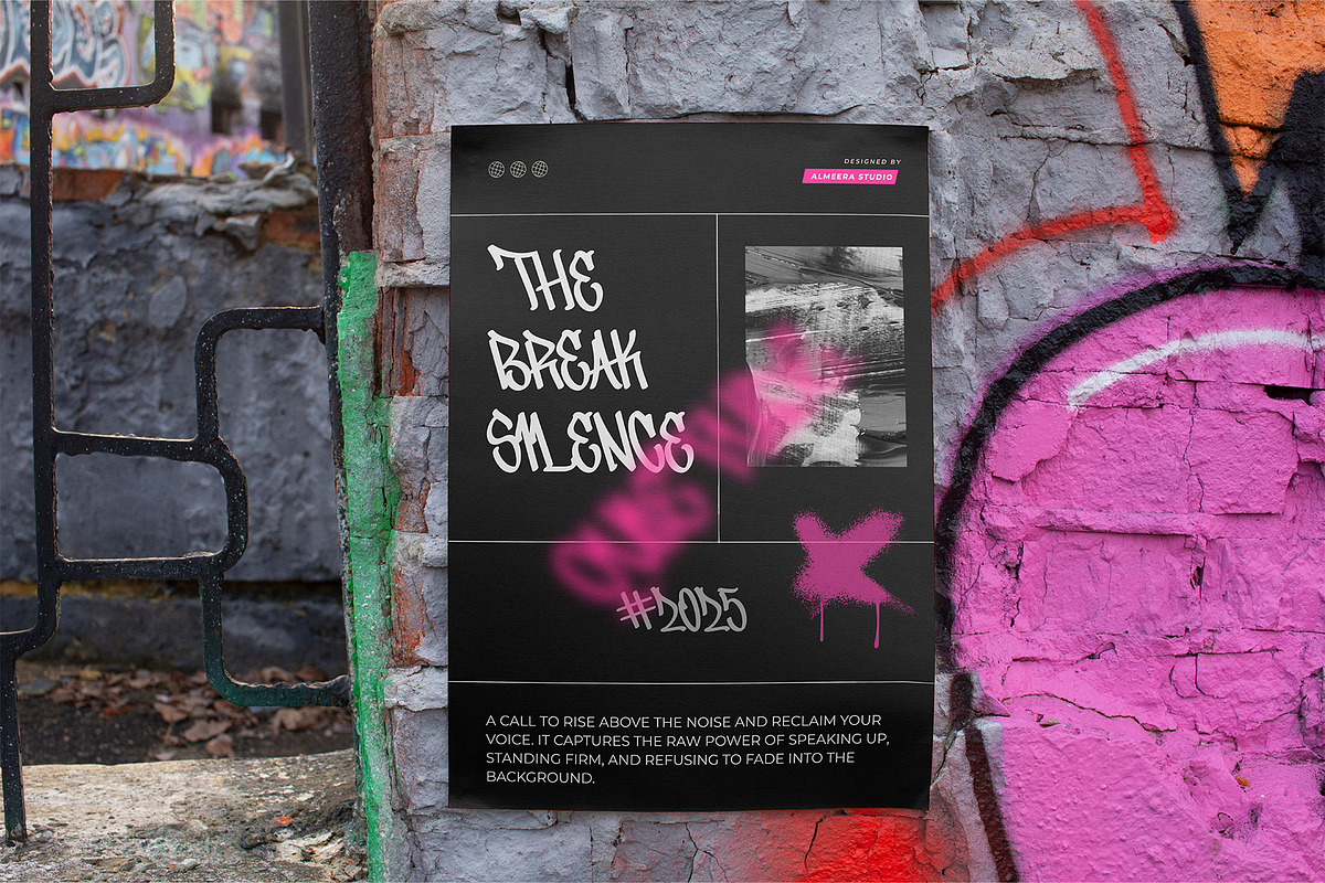 The Darks – Modern Graffiti Font, a Blackletter Font by Almeera Std (Photo 2 of 10)