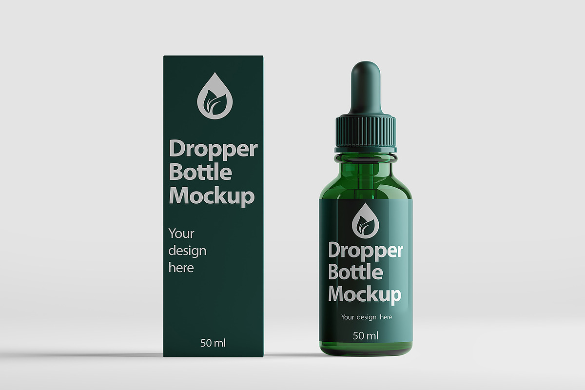 Simple Dropper Bottle Mockup, a Cups & Container Mockup by Toocha design (Photo 4 of 7)