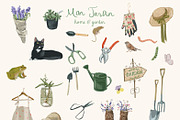 Spring Watercolor Illustrations, a Decorative Illustration by whiteheartdesign (Thumbnail 28 of 30)