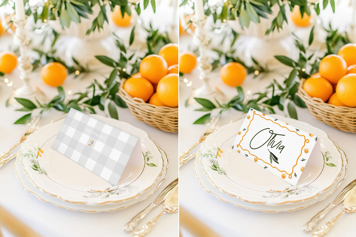 Frosted Citrus Card Mockup, a Product Mockup by NikiArts (Photo 6 of 8)
