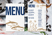 Seafood Illustrations Patterns, an Animal Illustration by Trape Graphic Studio (Thumbnail 4 of 4)