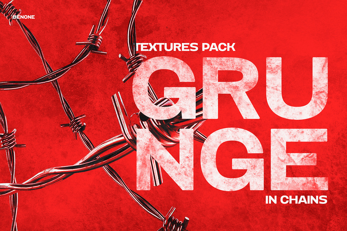 Grunge In Chains - Textures Pack, a Texture Graphic by BeNone Designs (Photo 5 of 6)