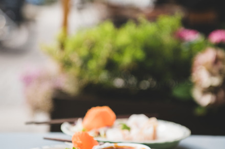 Fresh vegan rice paper summer rolls, a Food & Drink Photo by Foxys