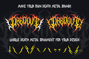 Dreamfire Death Metal Font, a Blackletter Font by Ronny Studio (Thumbnail 8 of 11)