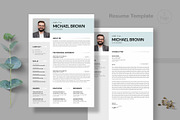 Modern Resume CV Template Letter, a Resume Template by PixelStudio (Thumbnail 2 of 7)