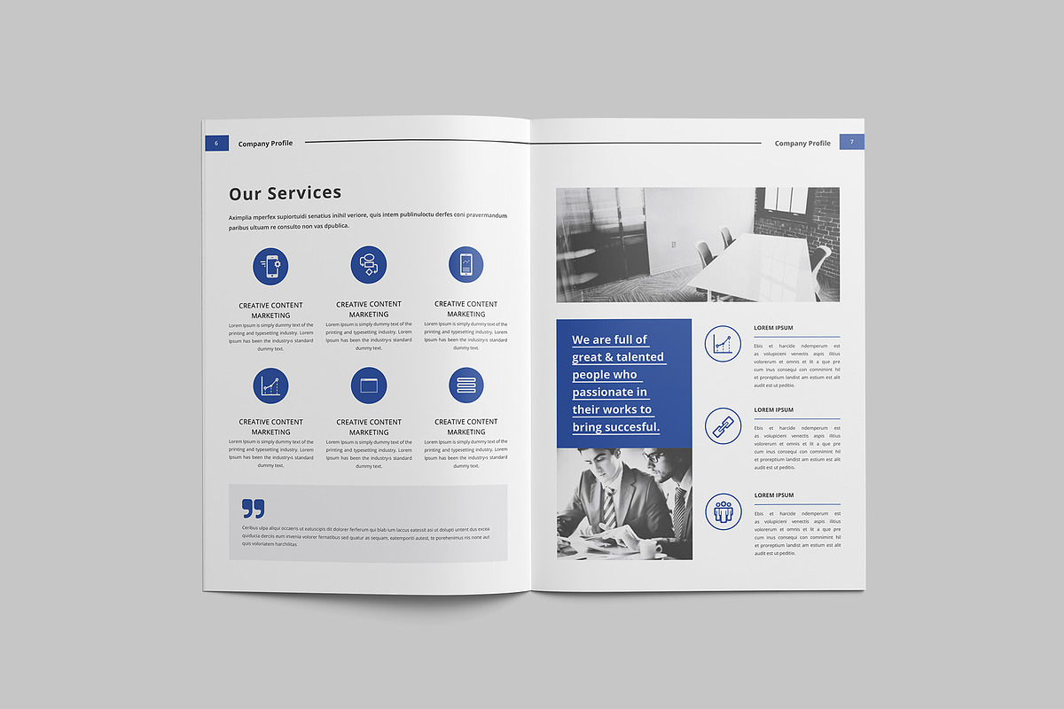 Corporate Brochure, a Brochure Template by Tanber Hossen (Photo 3 of 14)